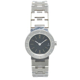 ブルガリ ブルガリブルガリ 腕時計 BB23SS クオーツ ブラック文字盤 ステンレススチール レディース BVLGARI 【中古】